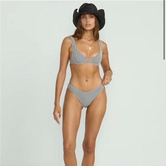 Billabong Wave Check Chloe Underwire Top - Picture 3 of 6